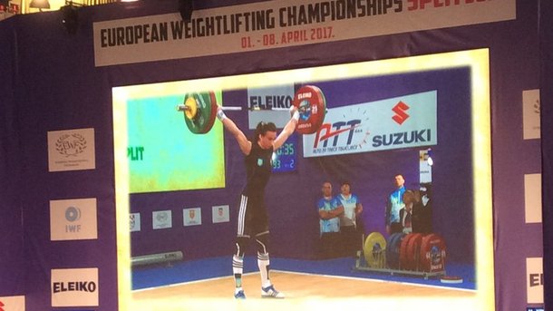 Украинка Ивасюк завоевала «серебро» на чемпионате Европы по тяжелой атлетике